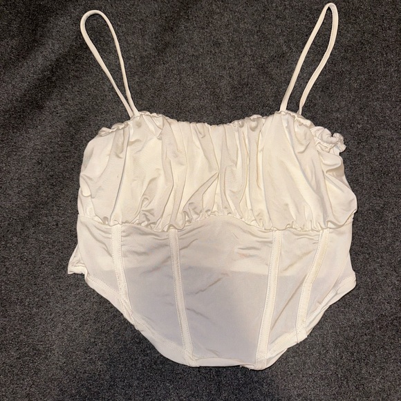 Cropped corset top - Picture 1 of 2